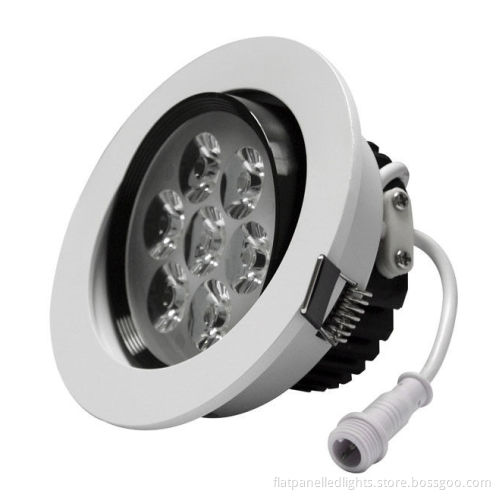 630lm 7w Bridgelux Chip Recessed Led Downlight Warmwhite For Hotel